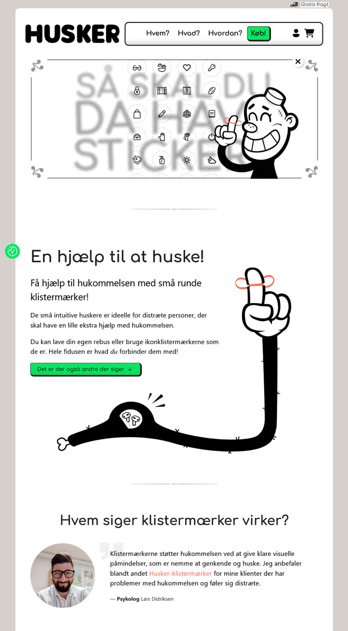 Screenshot af husker.dk